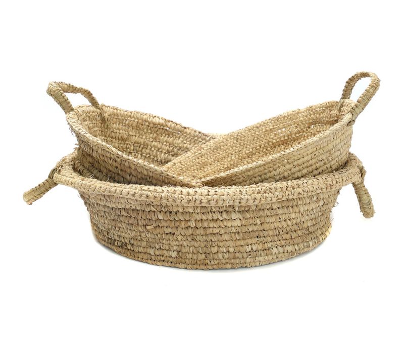 Panier Raffia Trays