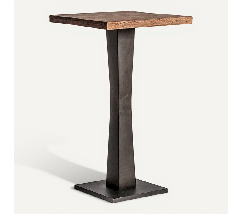 Table Haute Bugle Style Industriel En Bois