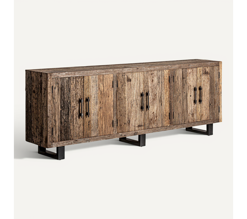 Buffet Carrik élégant En Bois Naturel