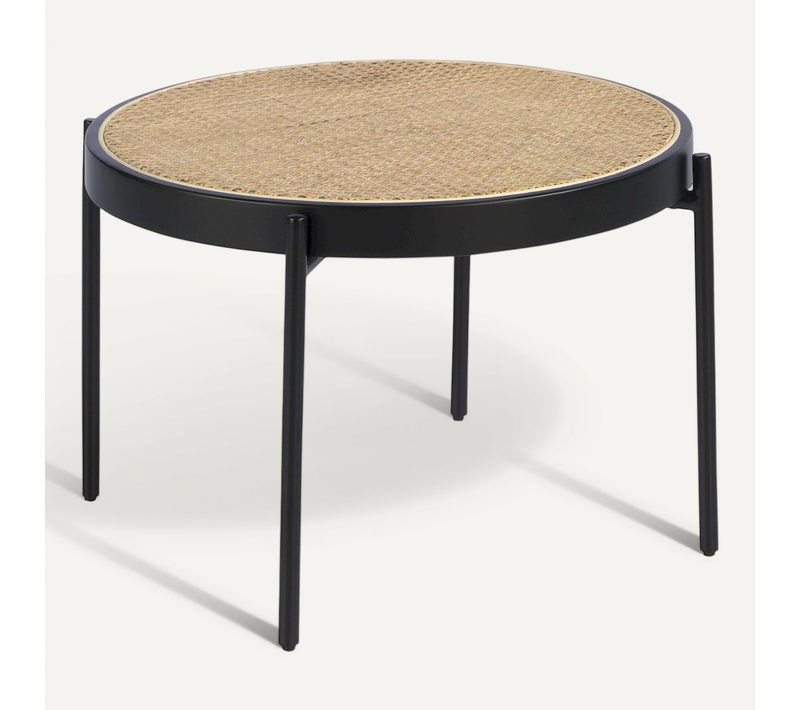 Table Basse Ronde En Rotin Angel Cerda