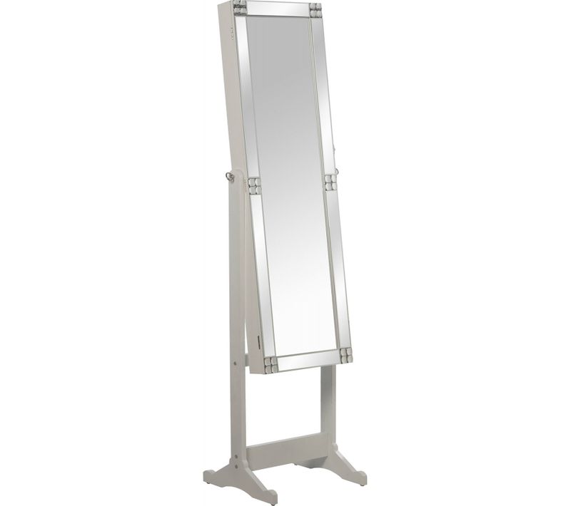 Miroir Élégant Avec Rangement Bijoux Intégré