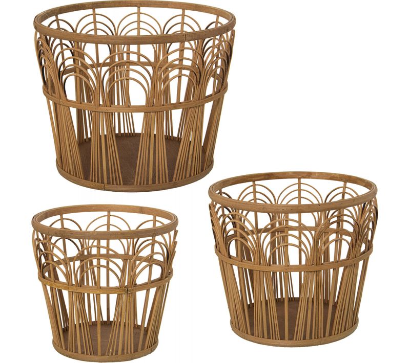 Cache-pot Osier Élégant Pour Style Naturel Et Raffiné