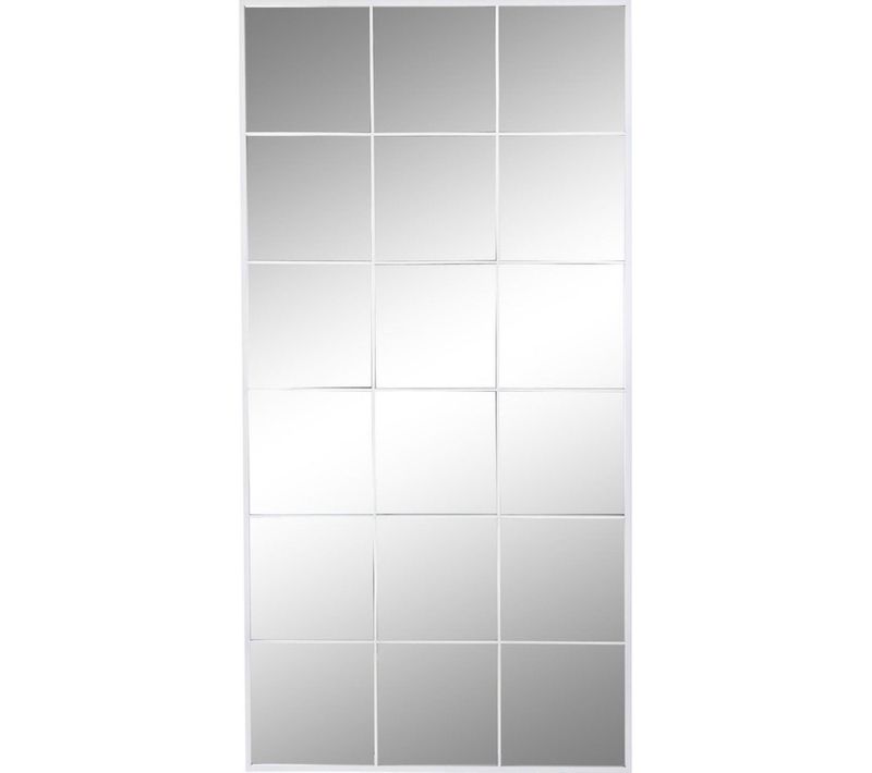 Miroir Mural Blanc Effet Ouverture Lumineuse