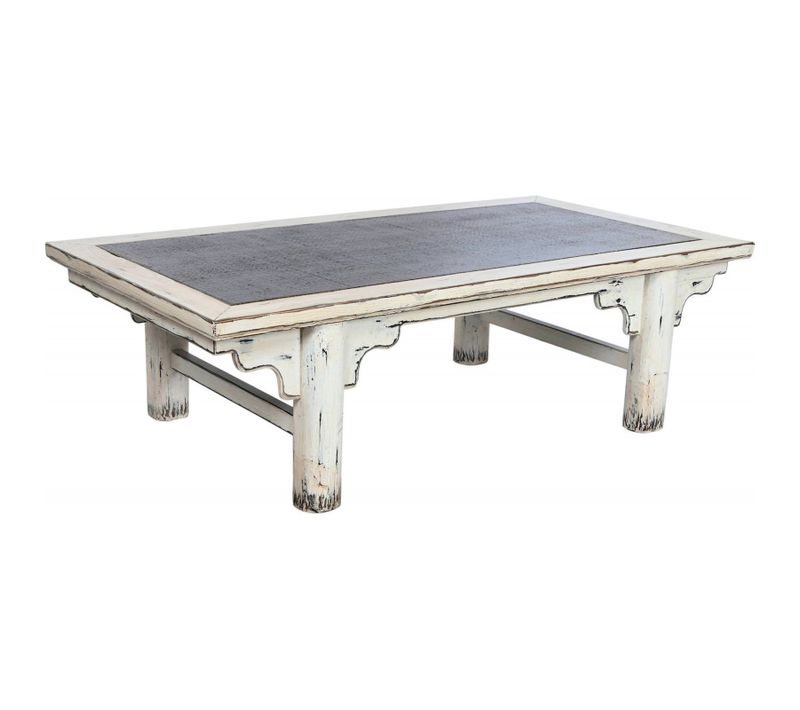 Table Basse élégance Olmo Et Rattan Effet Vieilli