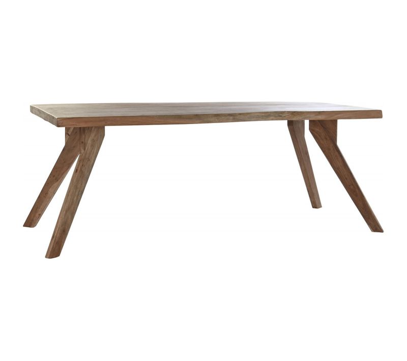 Table à manger En Acacia Pour Charme Intérieur Cozy