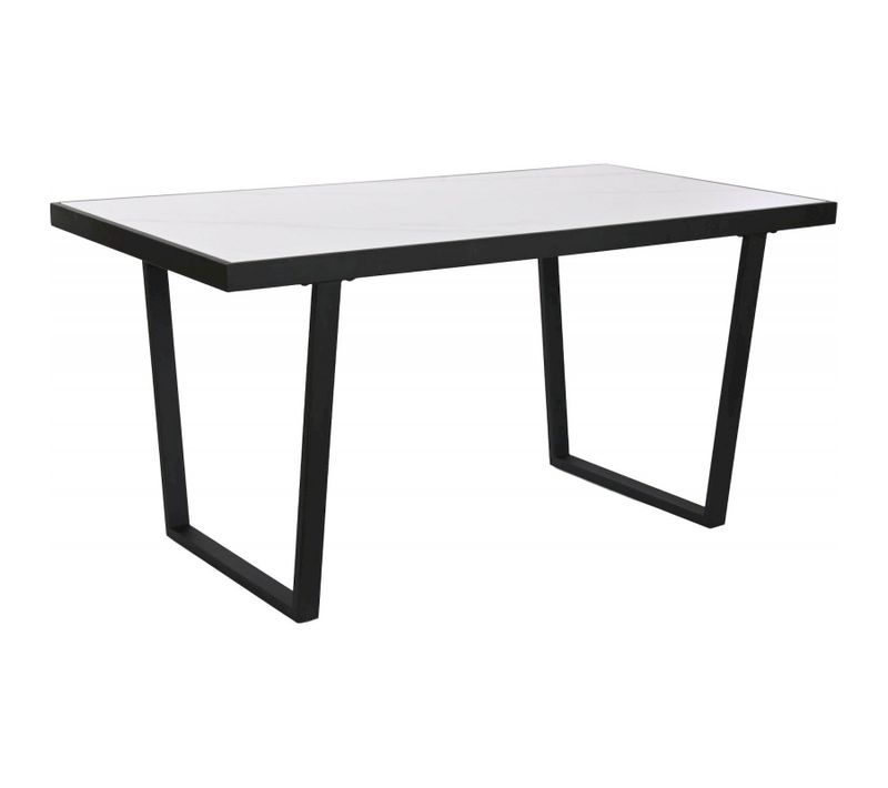 Table De Salon Design En Métal Et Pierre élégante