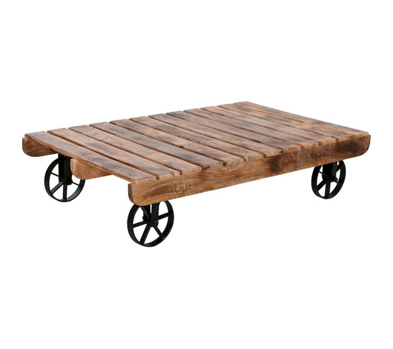 Table Basse Bois Et Métal Style Industriel élégant