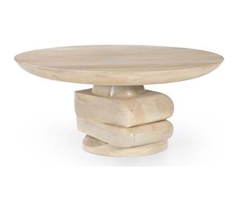 Table Basse En Bois Gris Élégance Contemporaine