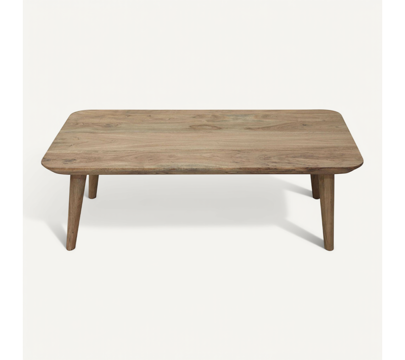 Table Basse Acacia Noir Pour Salon Chic Et Moderne