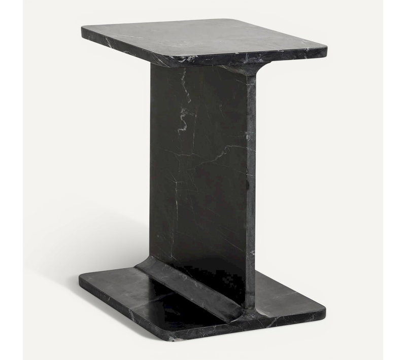 Table D'appoint élégante En Marbre Noir