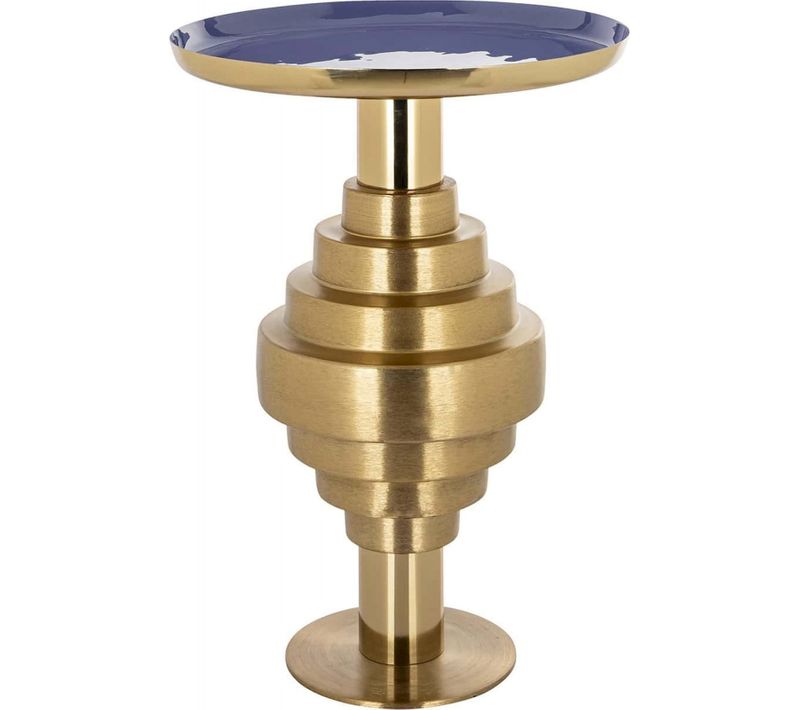 Table D'appoint Élégante En Laiton