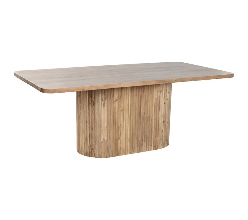 Table De Salle à Manger Scandinave En Acacia Style Naturel