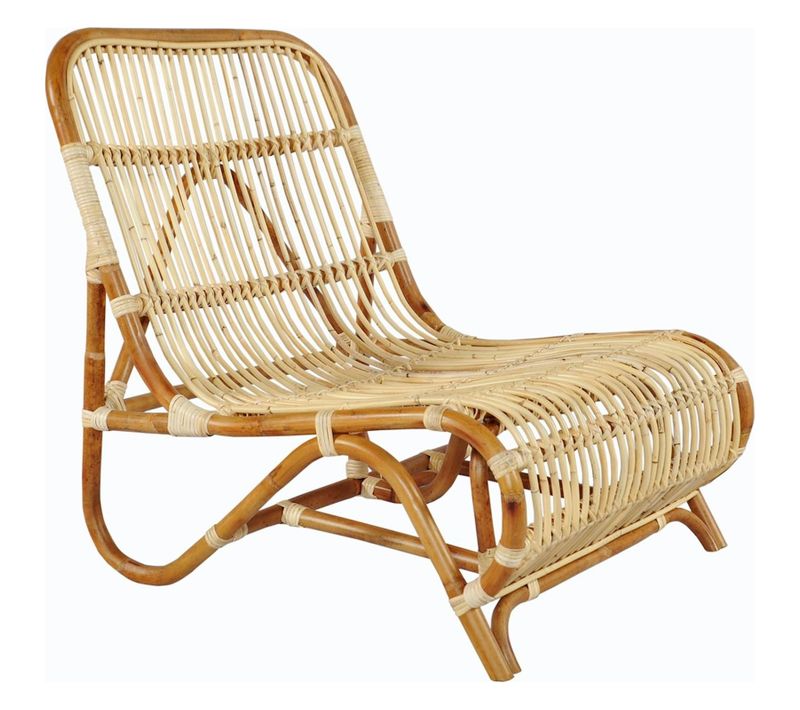 Fauteuil En Rotin Naturel Style Bohème Pour Salon Cosy