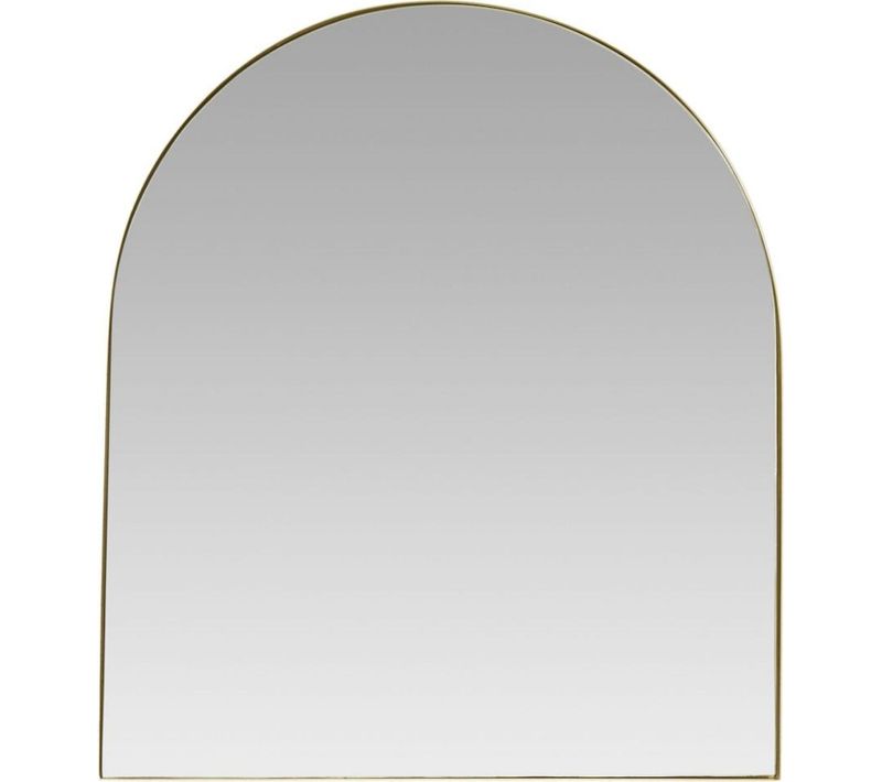 Miroir Arche Dorée En Métal Style Contemporain élégant