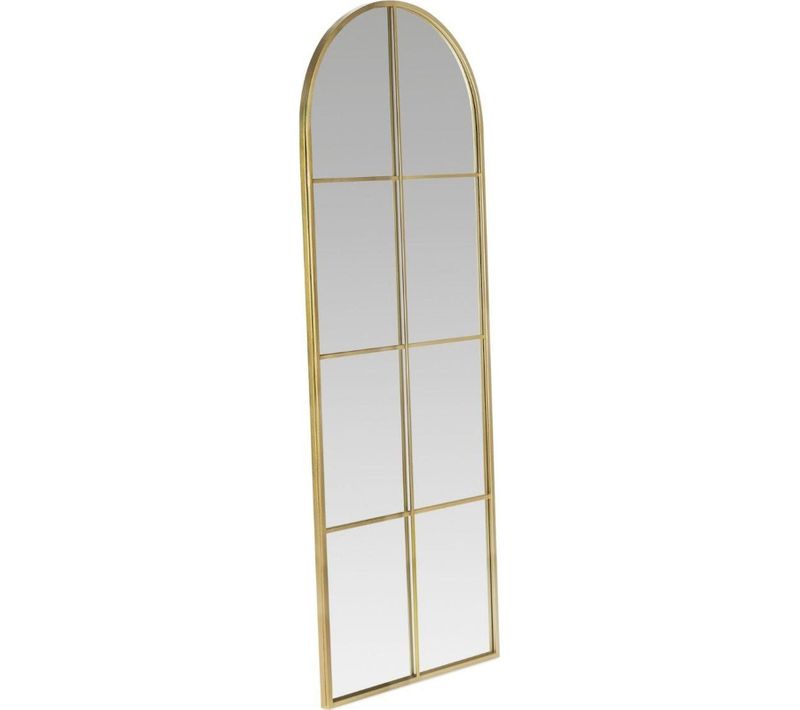 Miroir Fenêtre Doré Élégant Style Atelier Raffiné Décoratif