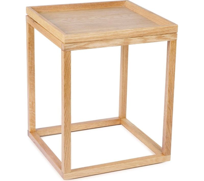 Table Dappoint En Chêne Naturel Finition Huilée Élégante