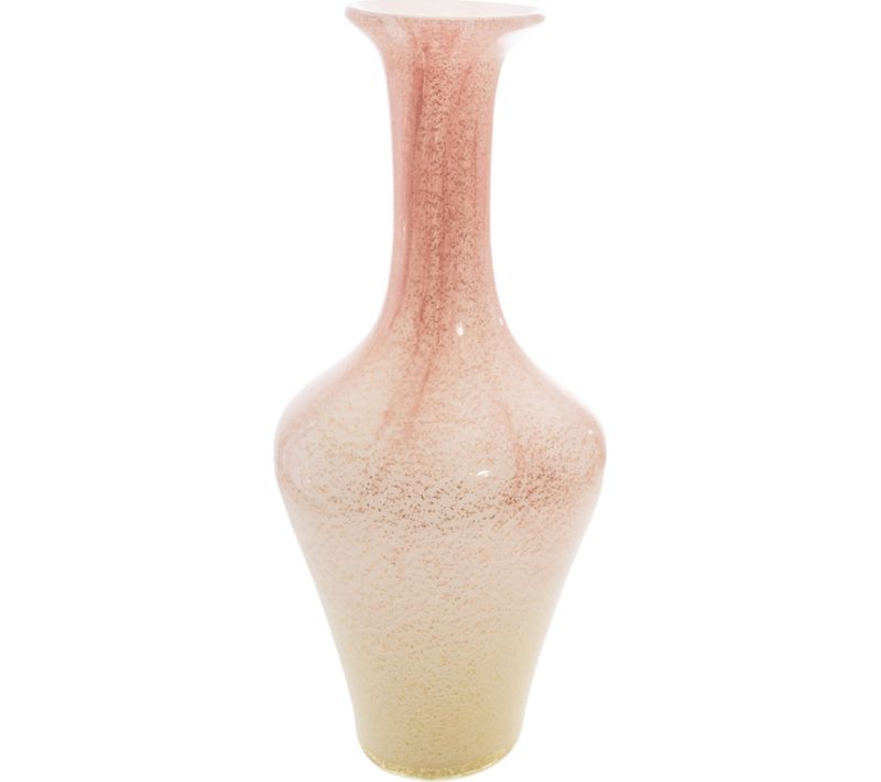 Vase Décoratif En Verre Rose Pour Une Touche élégante