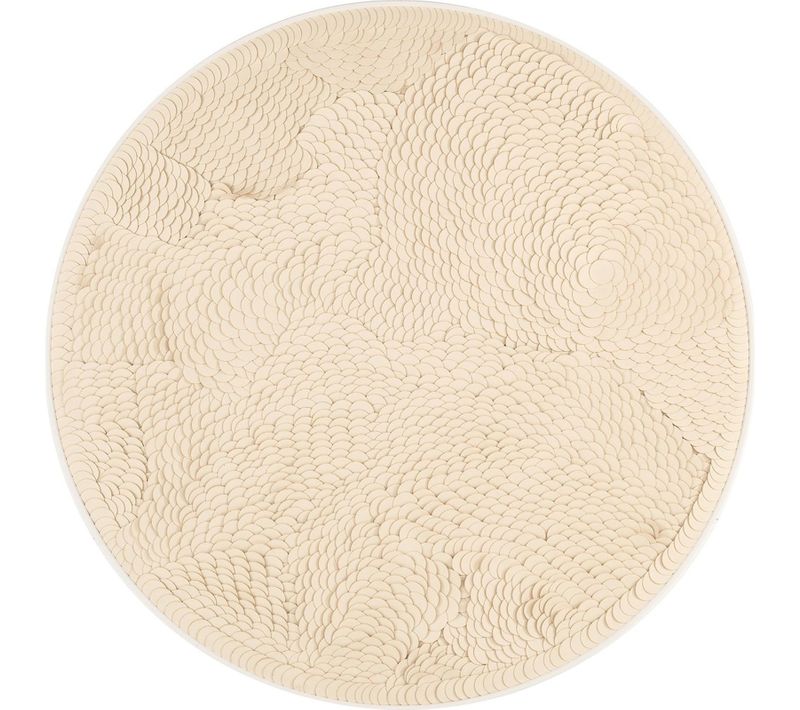 Décoration Murale Design Flow Blanc Contemporain