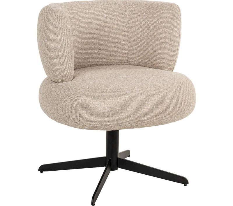 Fauteuil Pivotant Biscotti Design Assise Confortable