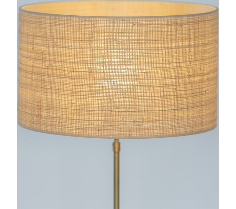 Abat-jour Crème En Fibre Naturelle Style Raffiné Et Chaleureux