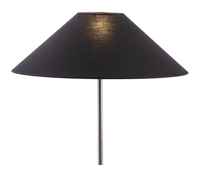 Abat Jour Coton Noir élégant Pour Lampe De Salon Moderne