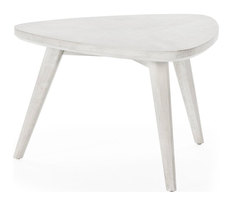 Table à Café Bois De Cèdre Gris Voilé Design Contemporain