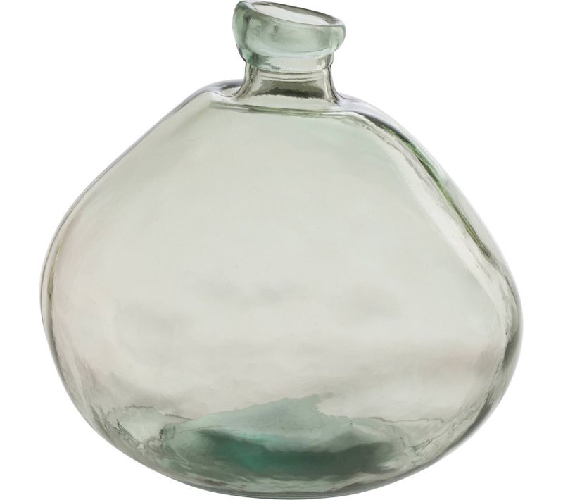 Vase Décoratif En Verre Vert D'eau Pour Intérieur élégant