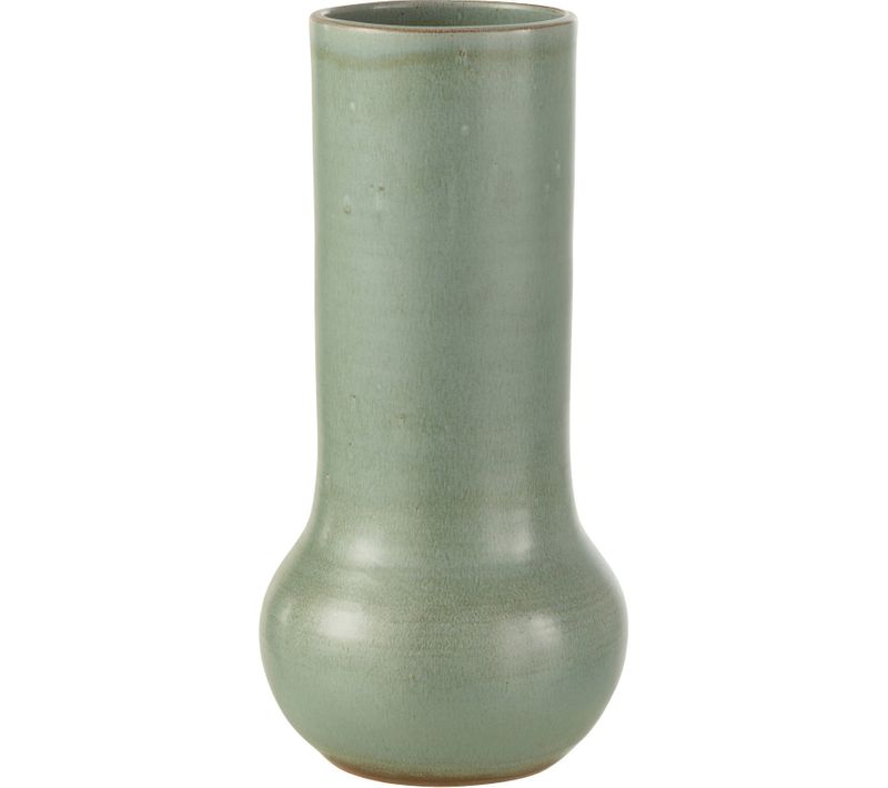 Vase Organique En Céramique Bleu Gris Style Contemporain