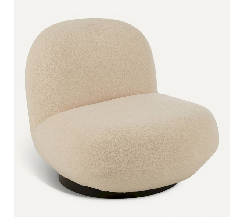 Chaise Lounge Blanche En Bois Et Mousse Design Contemporain