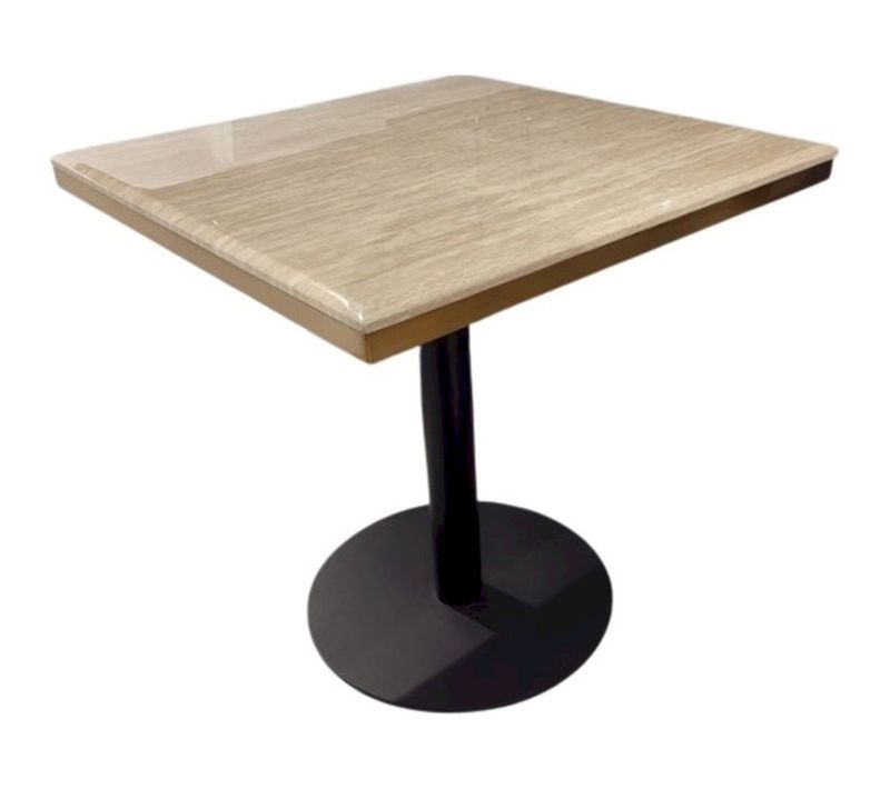 Table Bistrot Carrée élégance Beige Pour Coin Repas Moderne