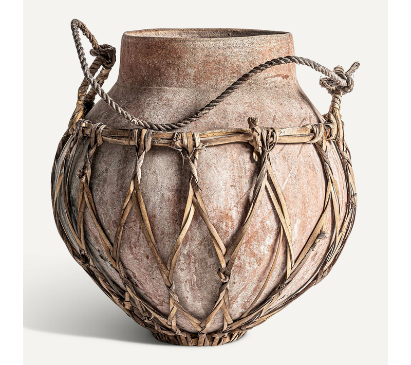 Vase Terracotta Marron Style Classique Finition Naturelle Chaleureuse