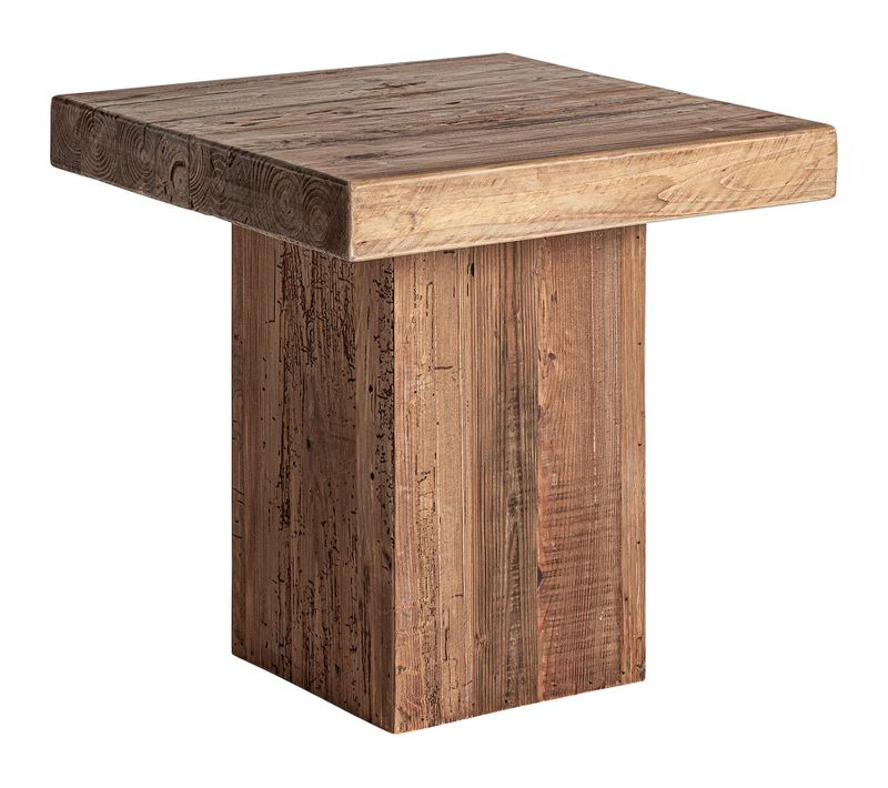 Table Basse Rustique En Bois Vieilli Style Minimaliste Contemporain