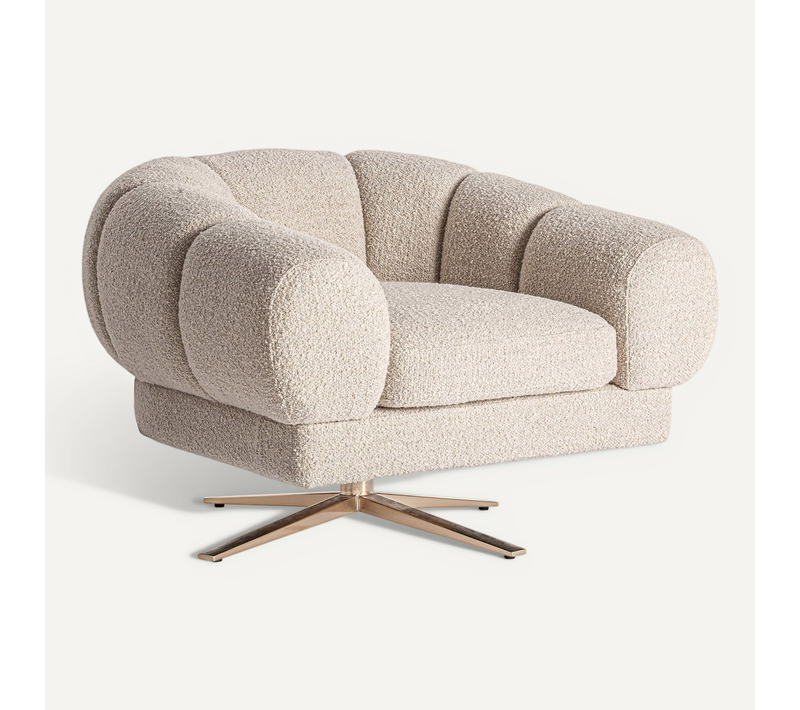 Fauteuil Art Déco Blanc Cassé Confort Et élégance Moderne