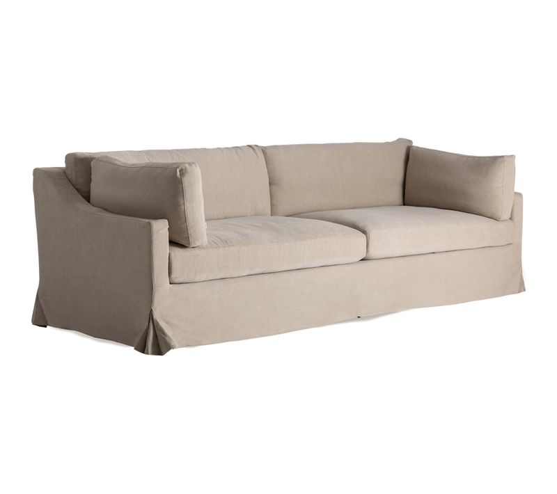 Sofa En Lin Beige Style Classique Confort Et élégance Intemporelle