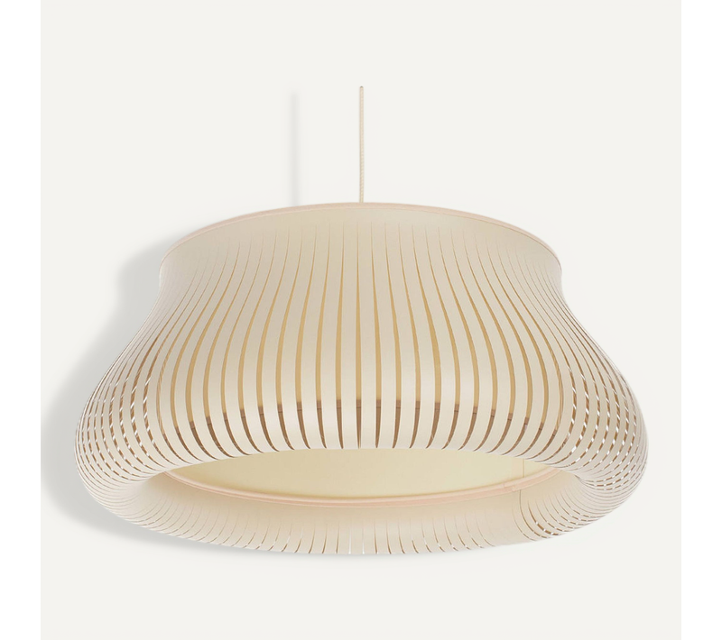 Suspension Design Blanche Forme Originale Pour Salon Ou Chambre D. 45 Cm Blanc