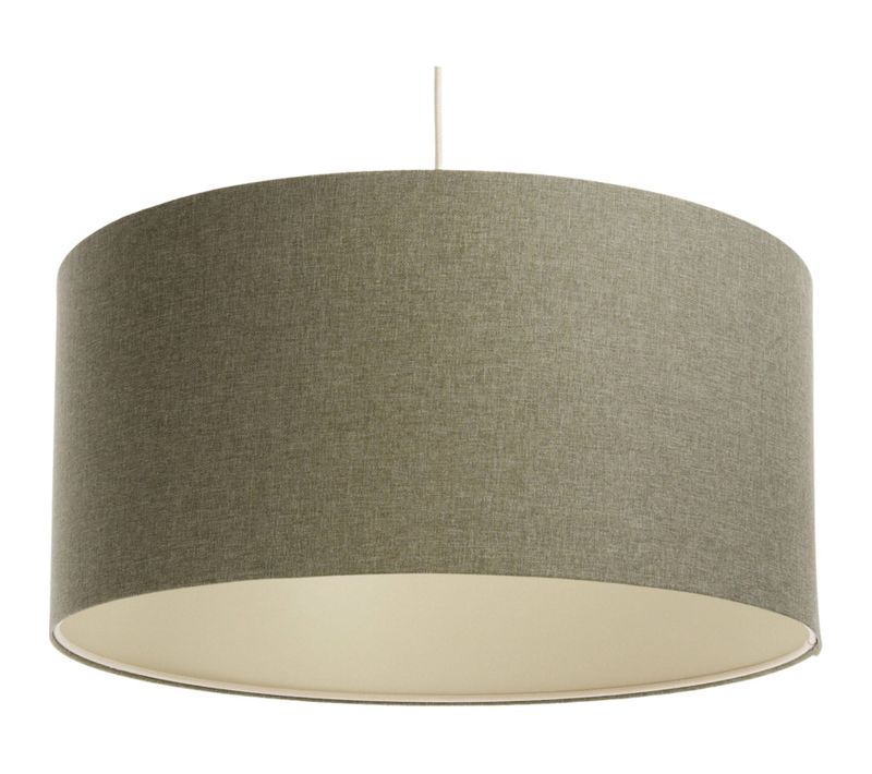 Suspension Tissu Bohème élégante Ambiance Douce Réglable D. 40 Cm - H20 Cm Beige