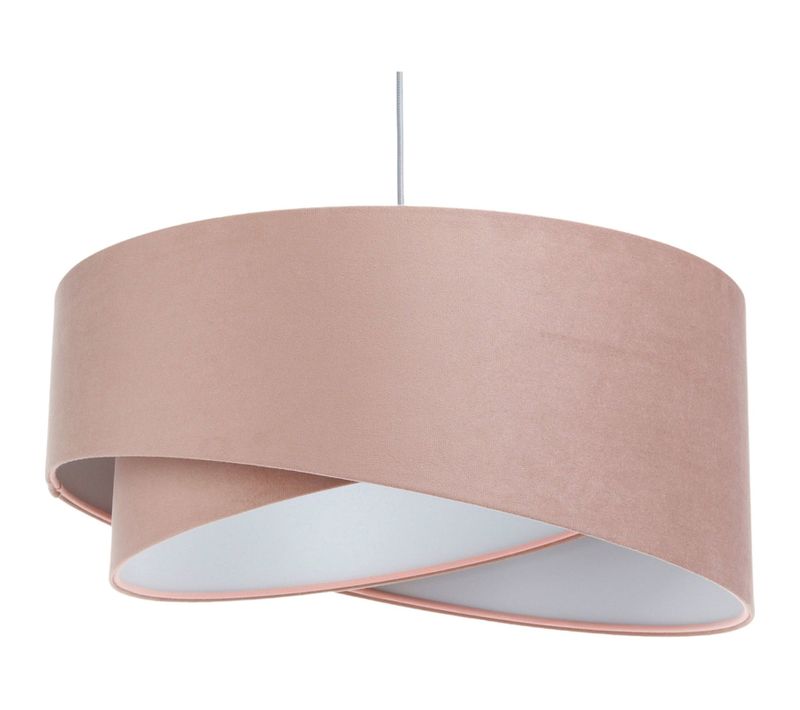 Suspension Velours Poudré Réglable Pour Chambre Bébé élégante D. 40 Cm - H20 Cm Rose