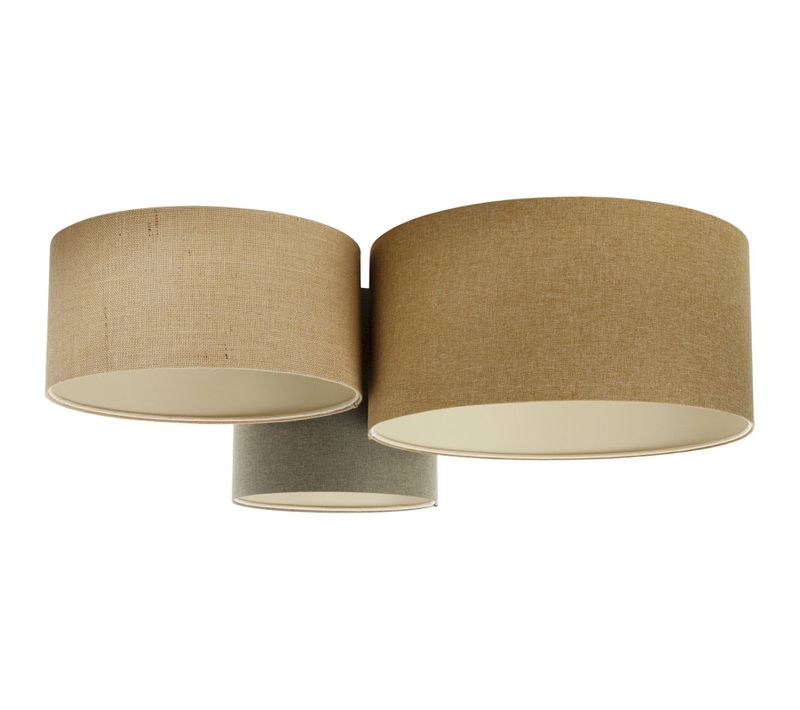 Plafonnier Tissu Boho Élégant Lumière Douce LED E27 Ajustable