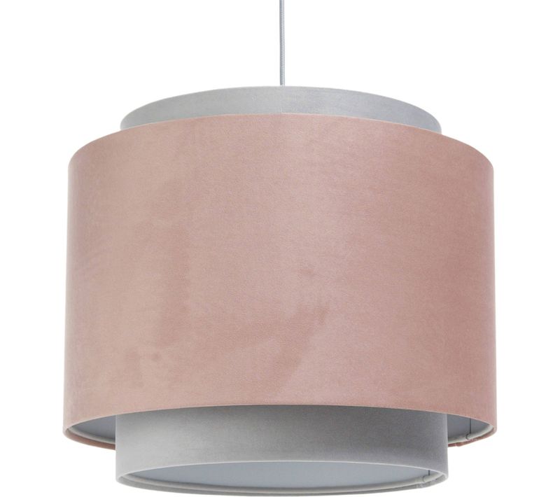 Suspension Enfant Tissu Poudré Rose Lumière Douce Chambre Fille