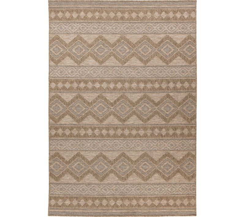 Tapis Intérieur Extérieur Naturel Robuste Antitache 150 X 80 Cm Beige