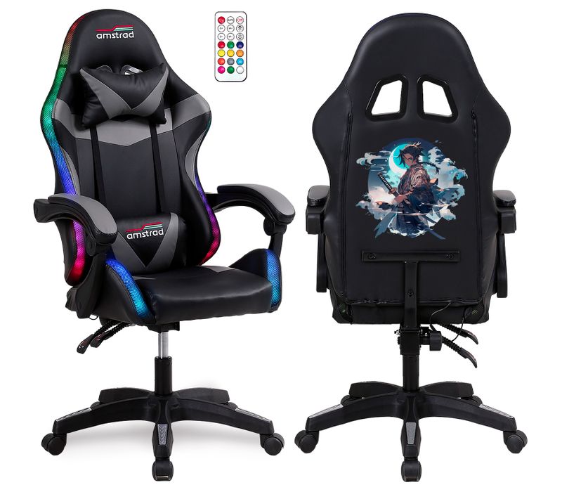 Fauteuil Samurai 900-led-samurai - Serigraphie "samurai" - Eclairage LED 366 Effets - Télécommande