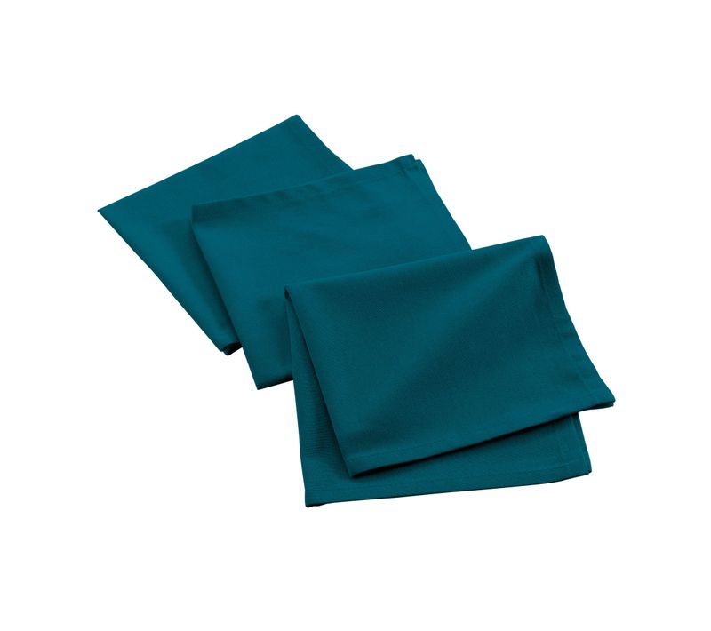 3 Serviettes De Table Coton Recycle Grand Mistral Canard