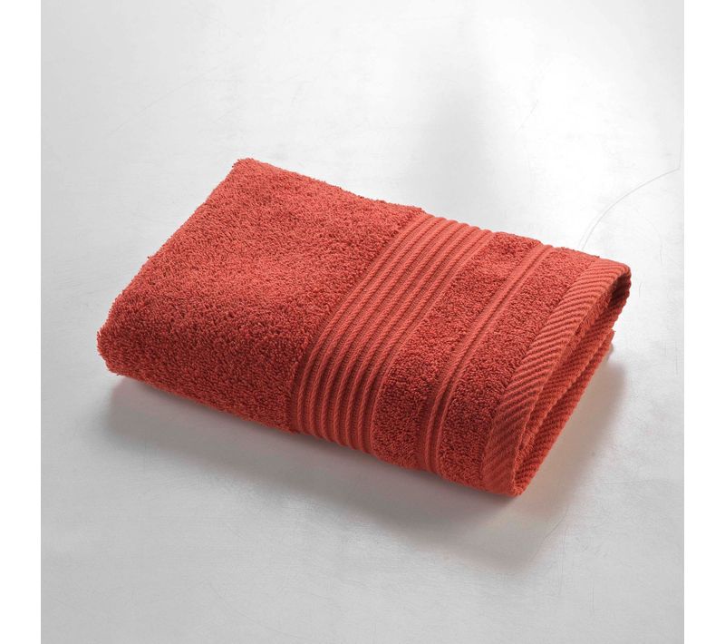 Serviette De Toilette 50 X 90 Cm Tendresse Terracotta