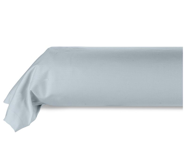Taie De Traversin Uni 80 X 185 Cm Passion Bleu Glacier
