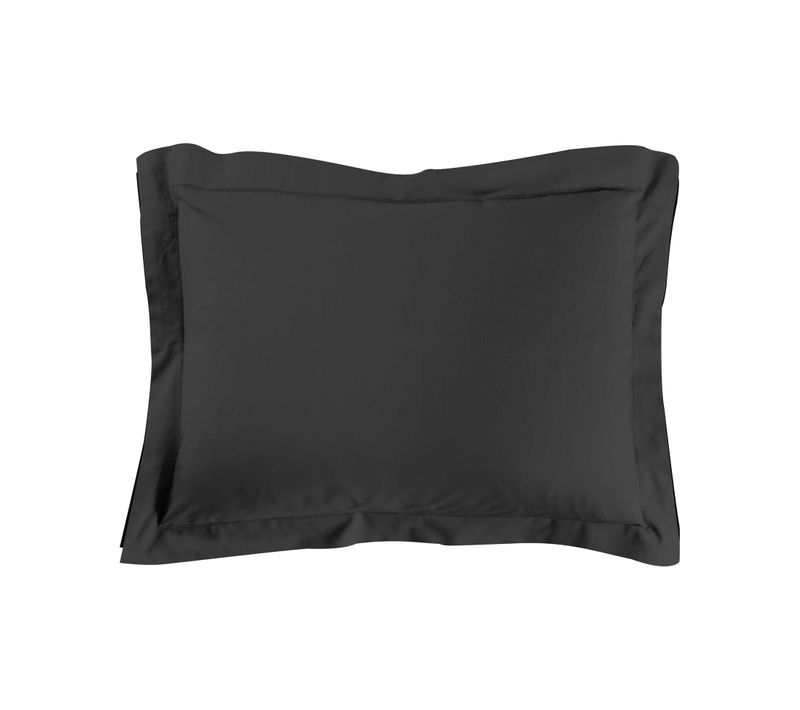 Taie Det#39oreiller 50 X 70 Cm Couleur Emotion Noir