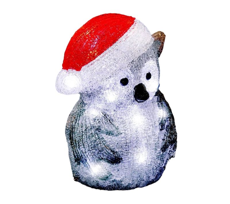 Hibou Lumineux Exterieur 20 LED 24 Cm