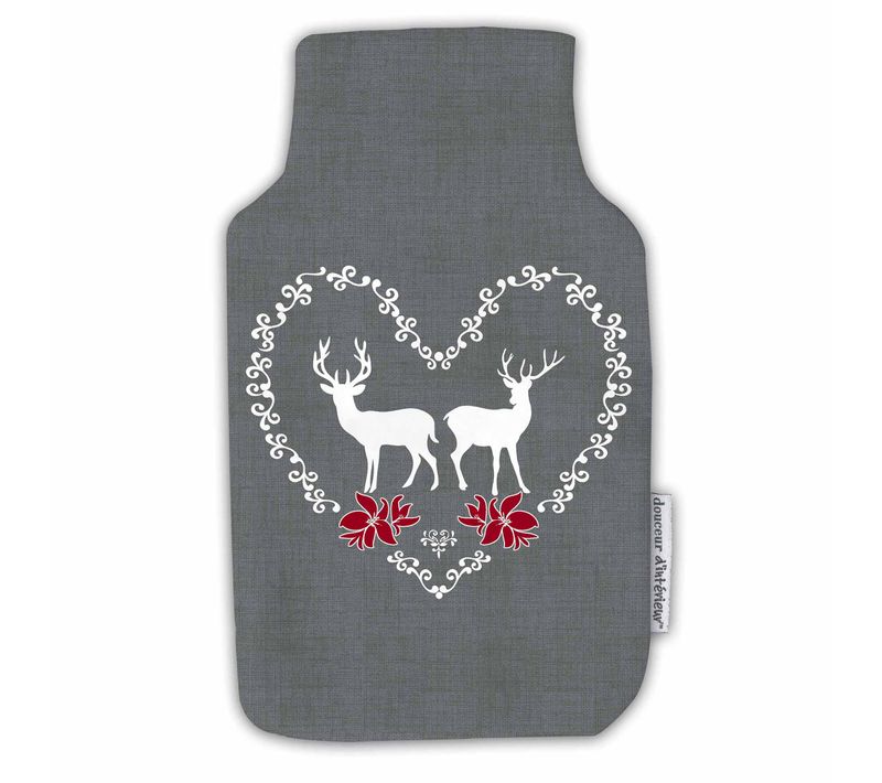 Housse De Bouillotte 21 X 34 Cm Silhouettes De Rennes