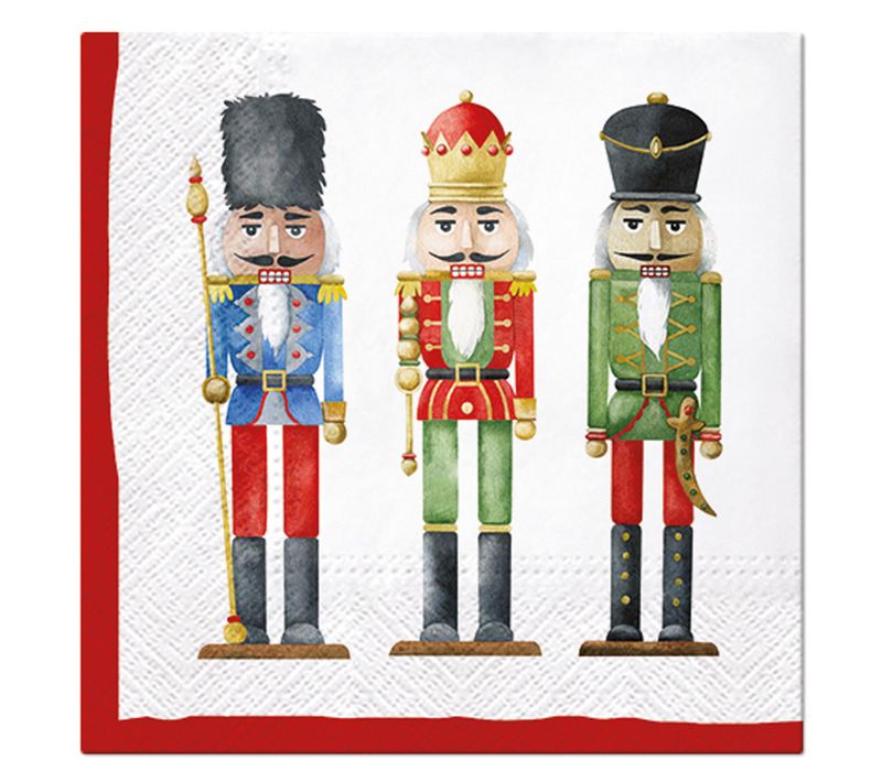 Lot De 20 Serviettes En Papier 33 X 33 Cm Casse Noisette