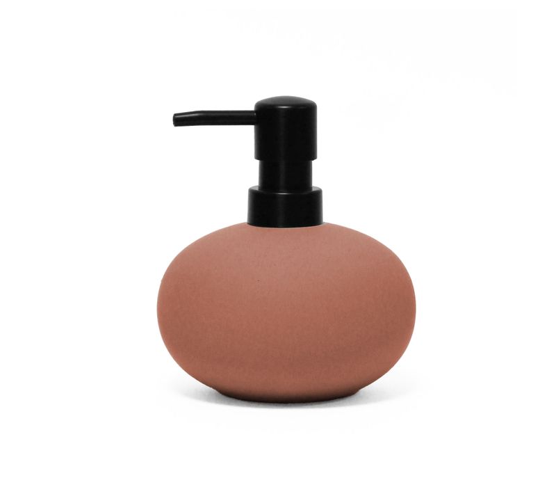 Distributeur De Savon En Gres 12 Cm Mambos Terracotta