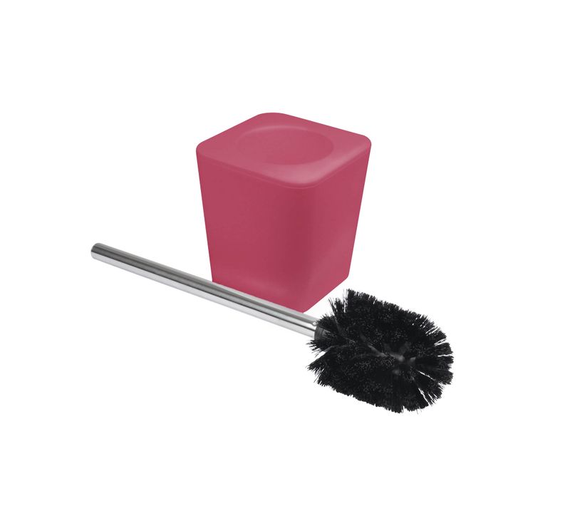 Brosse De Toilette Plastique 11.6 X 38.2 Cm Soft Framboise